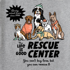 Men's LIG Rescue Center Dogs Short Sleeve Crusher Tee