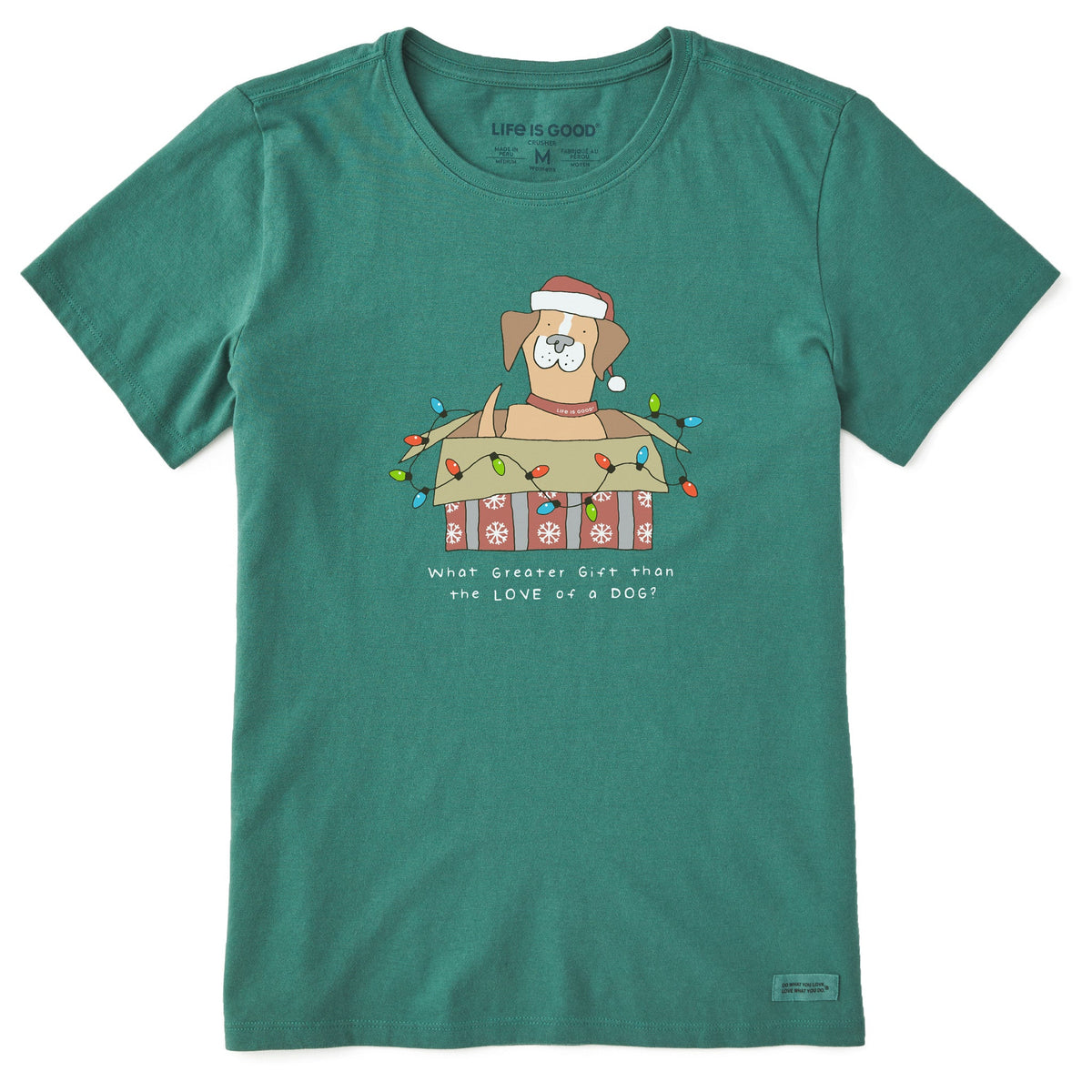 Women's Gift of a Dog Box Short Sleeve Crusher Tee