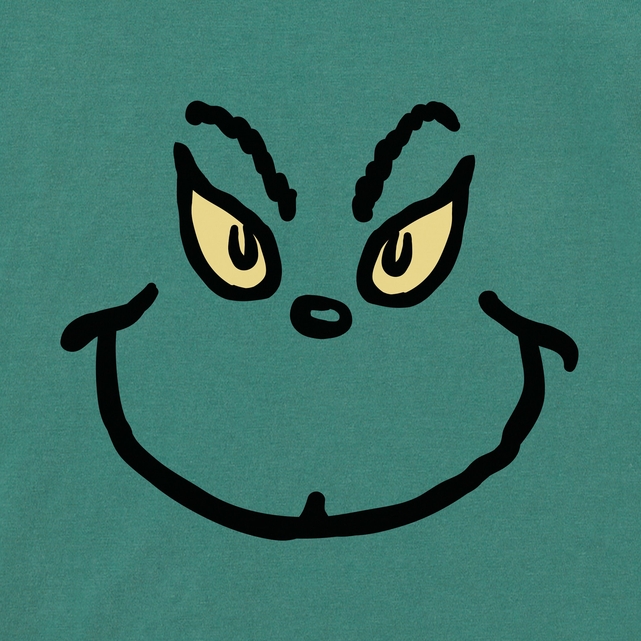 Women's Grinch Grin Long Sleeve Crusher Tee