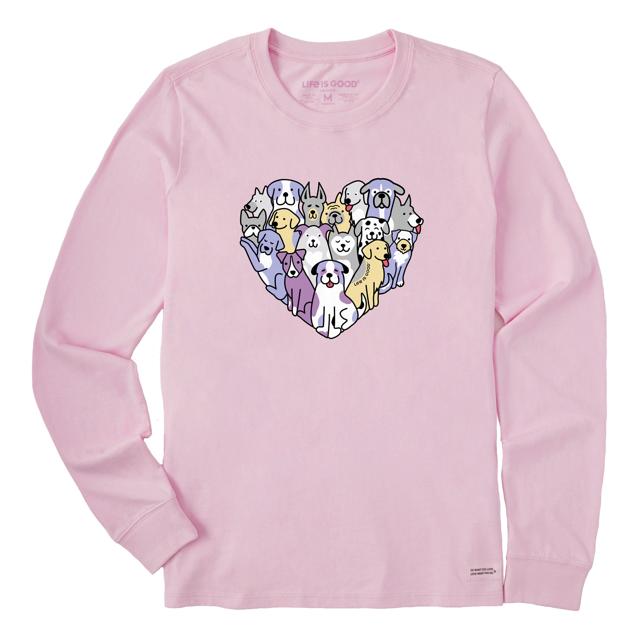 Women's Heart of Dogs Long Sleeve Tee