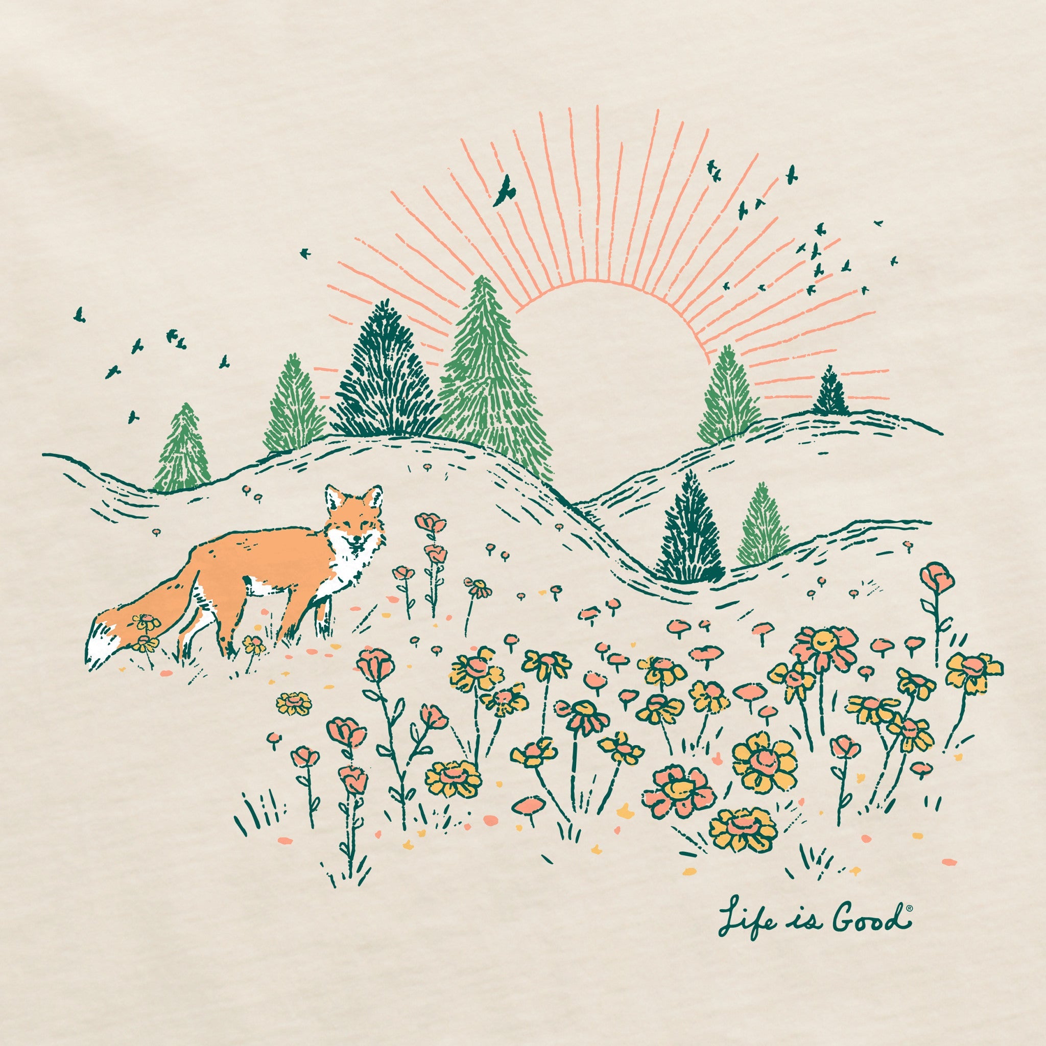 Women's Foxy Short Sleeve Crusher Tee
