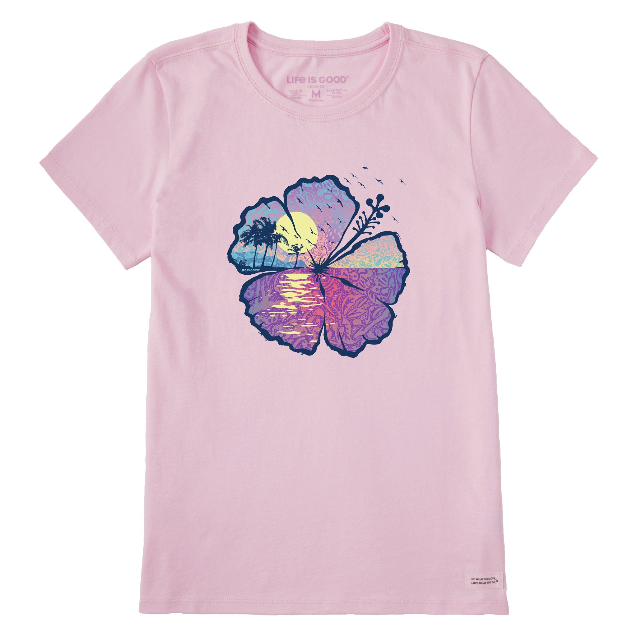 Women's Hibiscus-scape Short Sleeve Tee