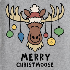 Kids Merry Christmoose Ornaments Vintage Long Sleeve Crusher Tee