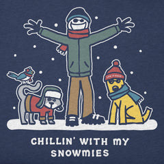 Men's Jake & Friends Snowmies Short Sleeve Crusher Tee