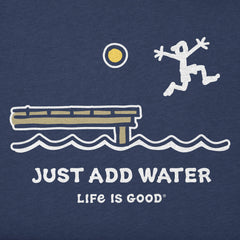 Men's Dock Jump Just Add Water Short Sleeve Crusher Tee