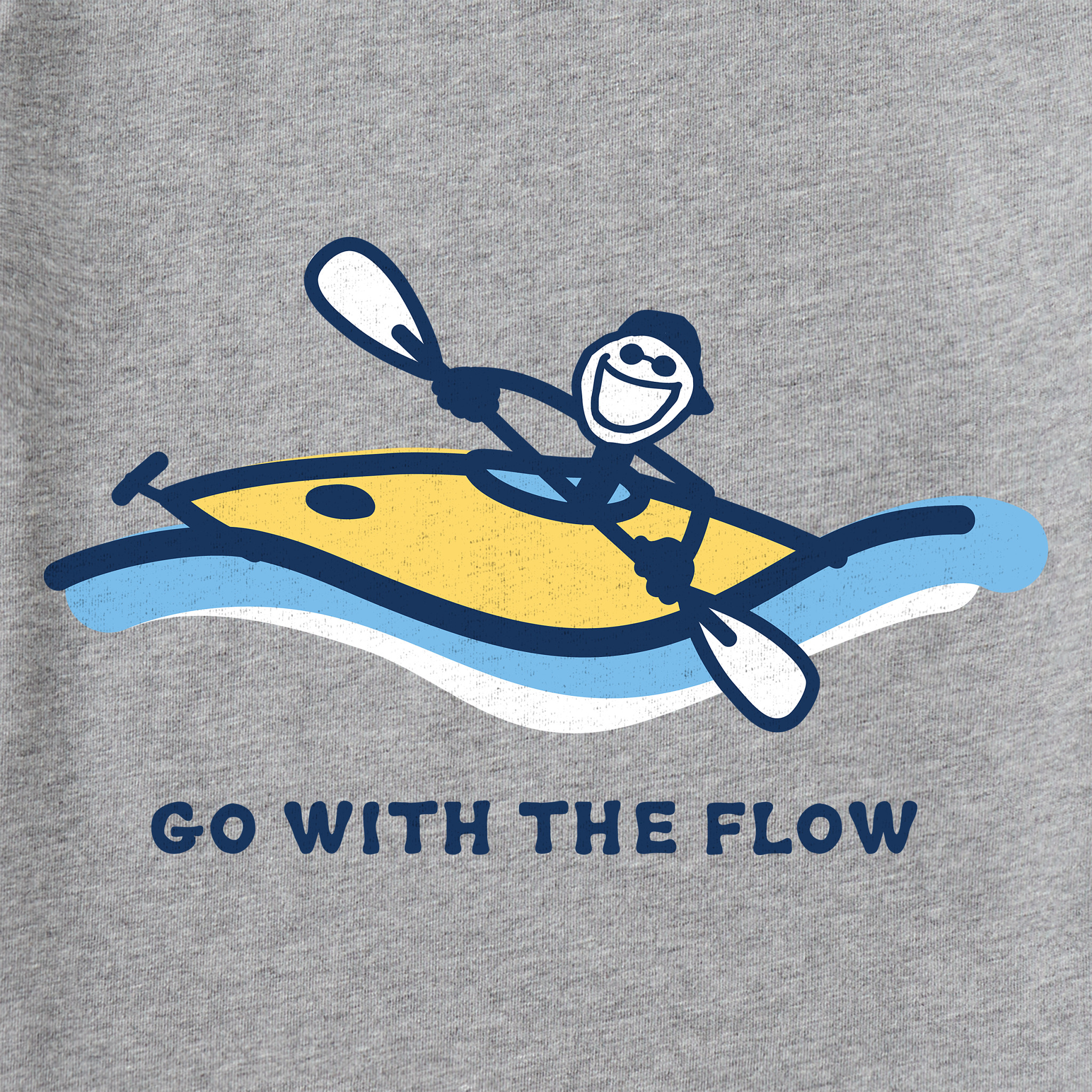Men's Jake Go With Flow Kayak Short Sleeve Crusher Tee