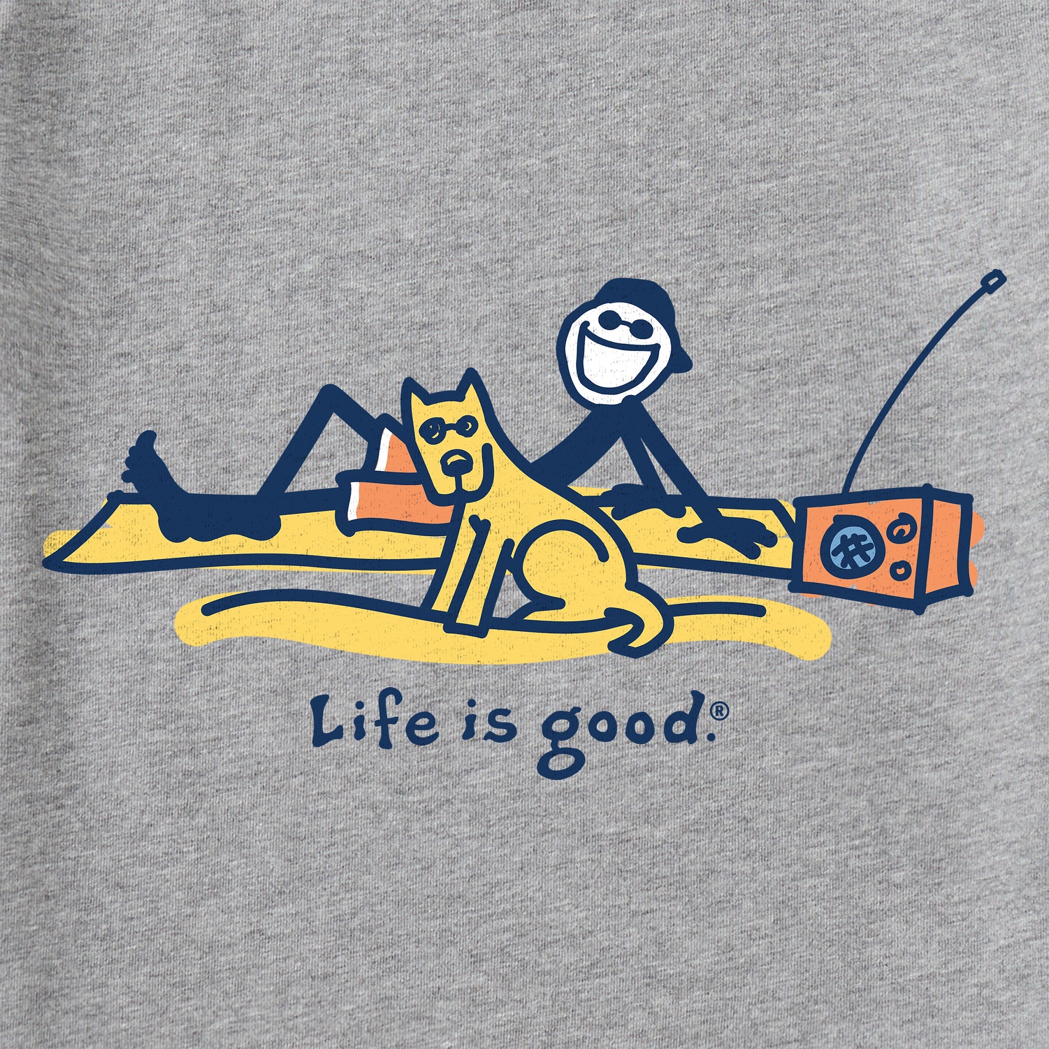 Men's Jake and Rocket Beach Day Short Sleeve  Tee
