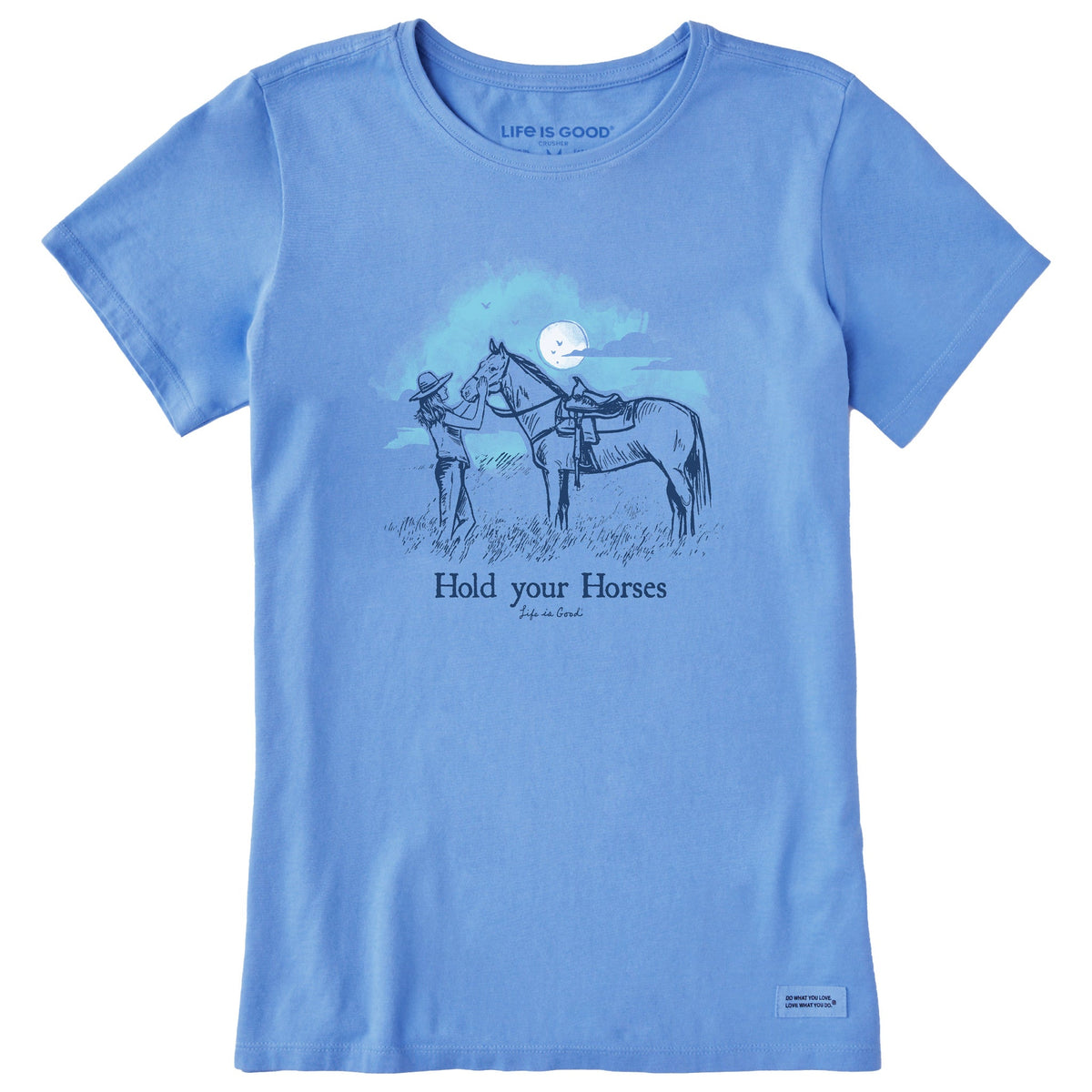 Women's Hold Your Horses Cowgirl Short Sleeve Tee