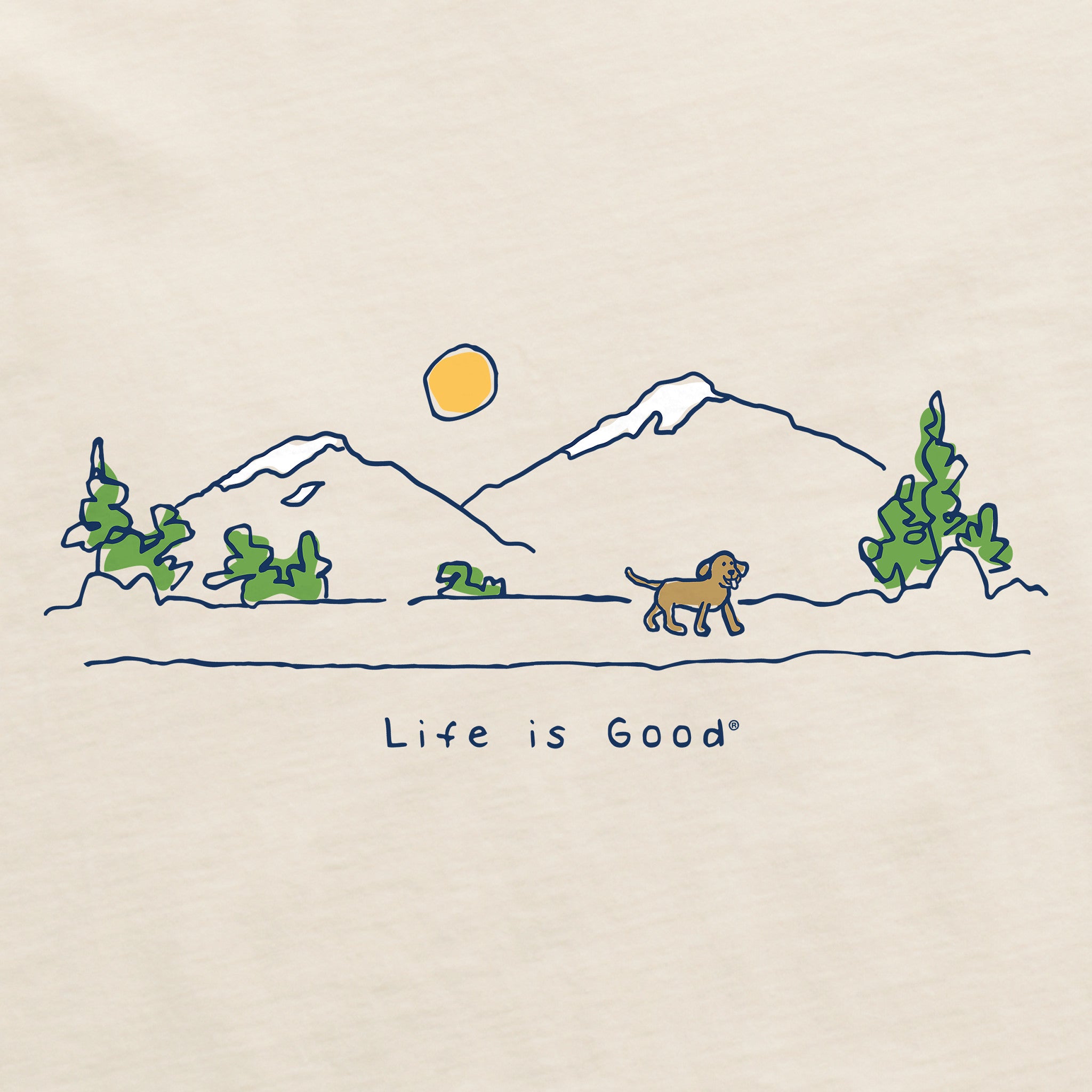 Women's Dog Vista Short Sleeve Crusher Tee
