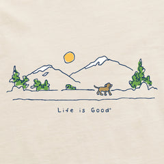 Women's Dog Vista Short Sleeve Crusher Tee