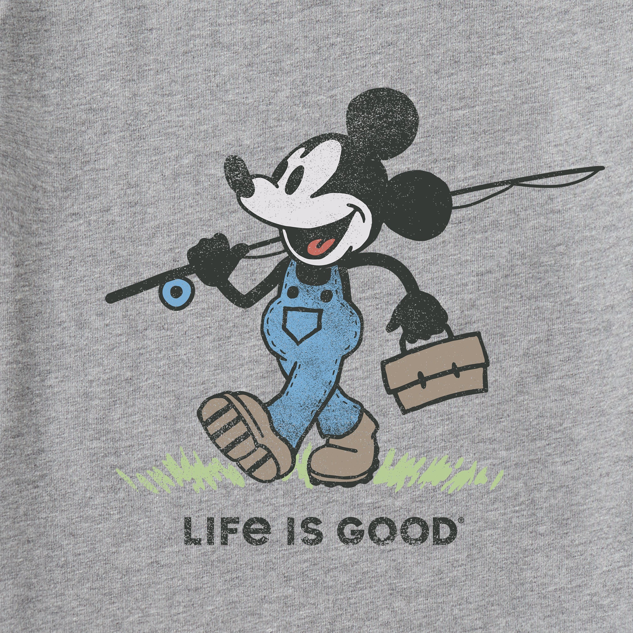 Men's Steamboat Willie Fishing Short Sleeve Tee