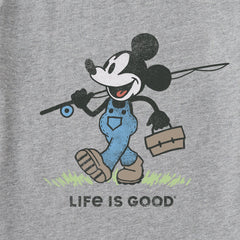 Men's Steamboat Willie Fishing Short Sleeve Tee