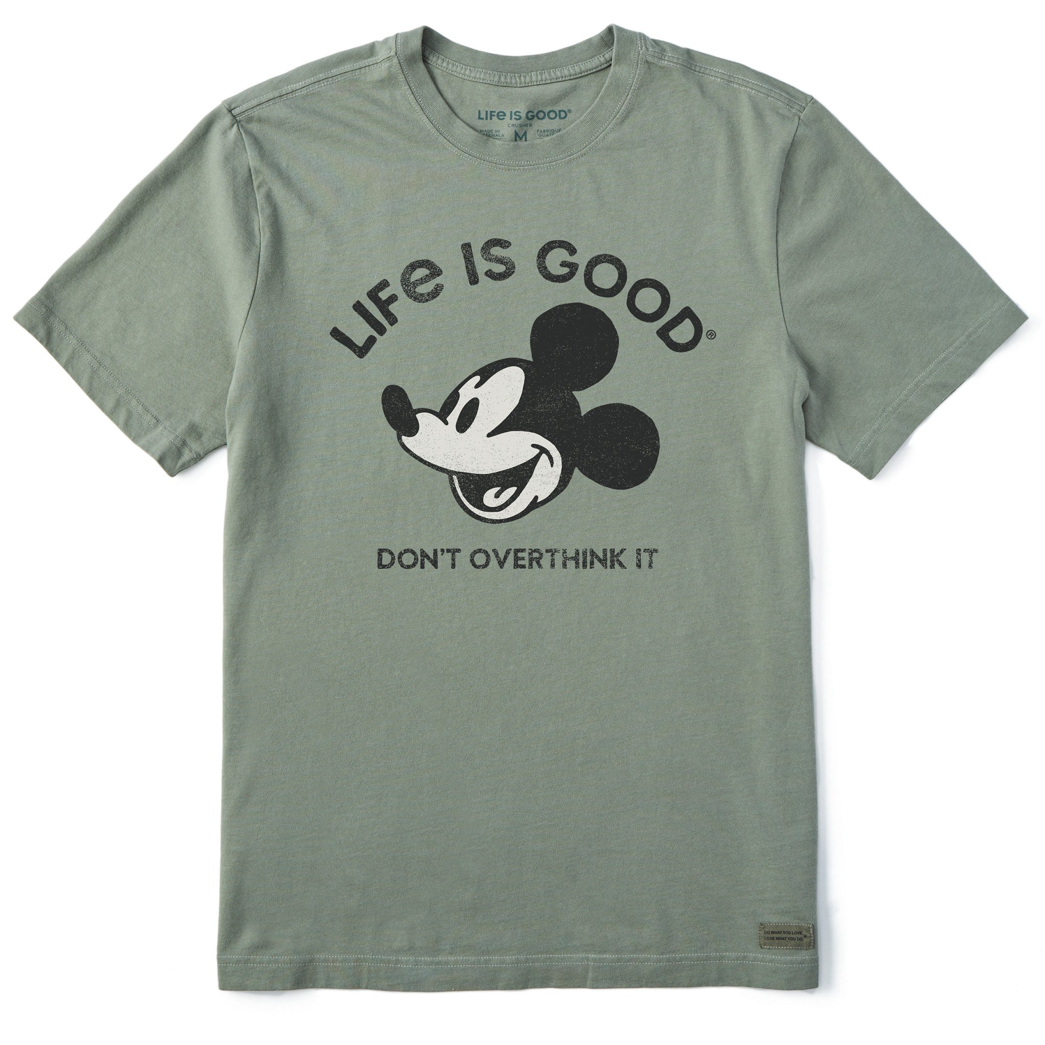 Men's Steamboat Willie Don't Overthink Short Sleeve Tee