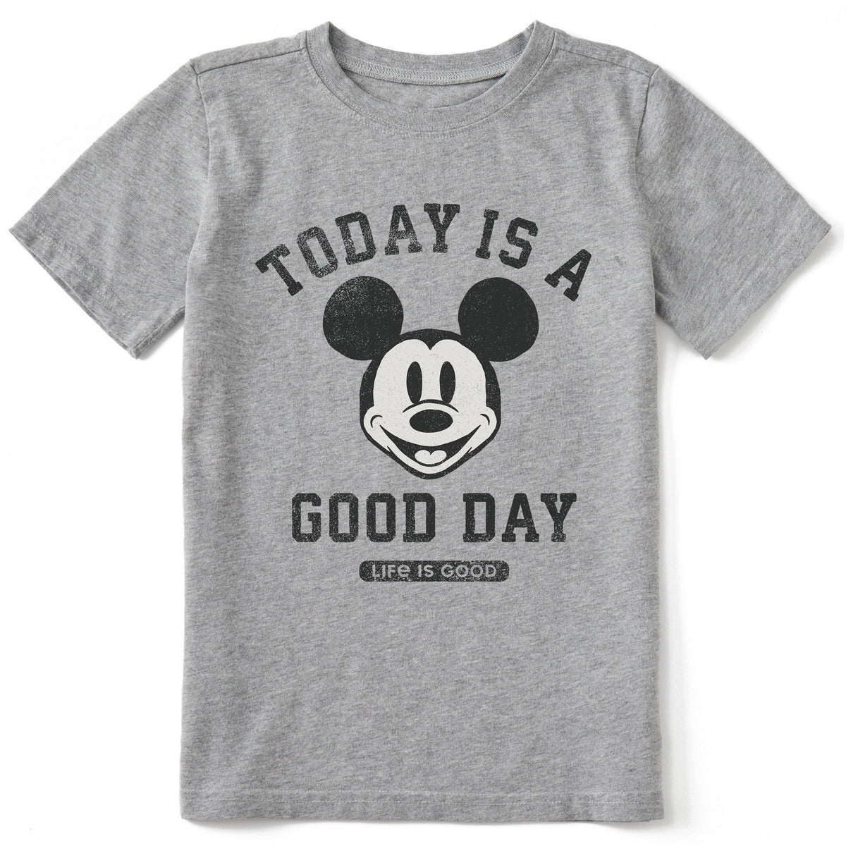 Kids Steamboat Willie Good Day Short Sleeve Crusher Tee