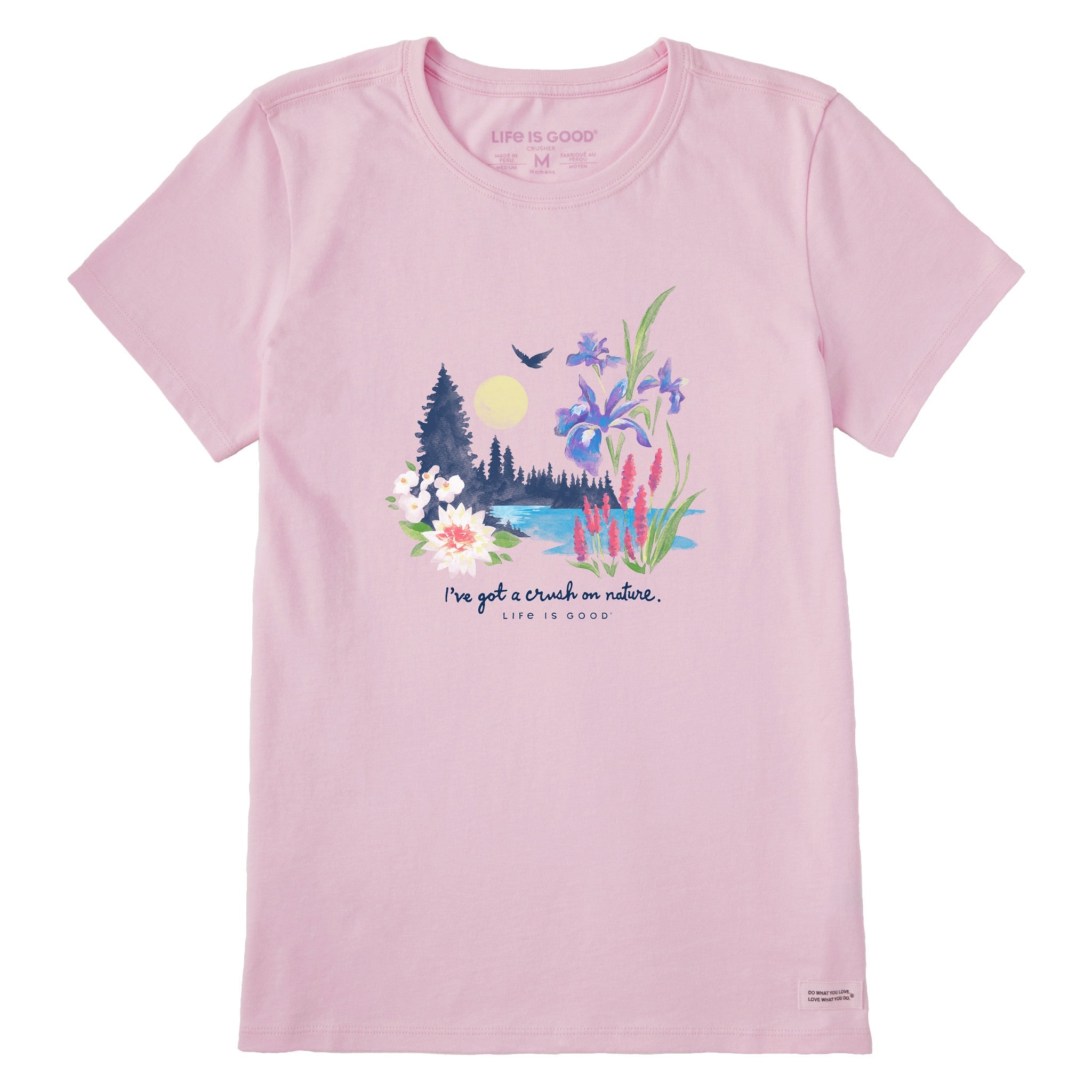 Women's Lakescape Crush on Nature Short Sleeve Tee