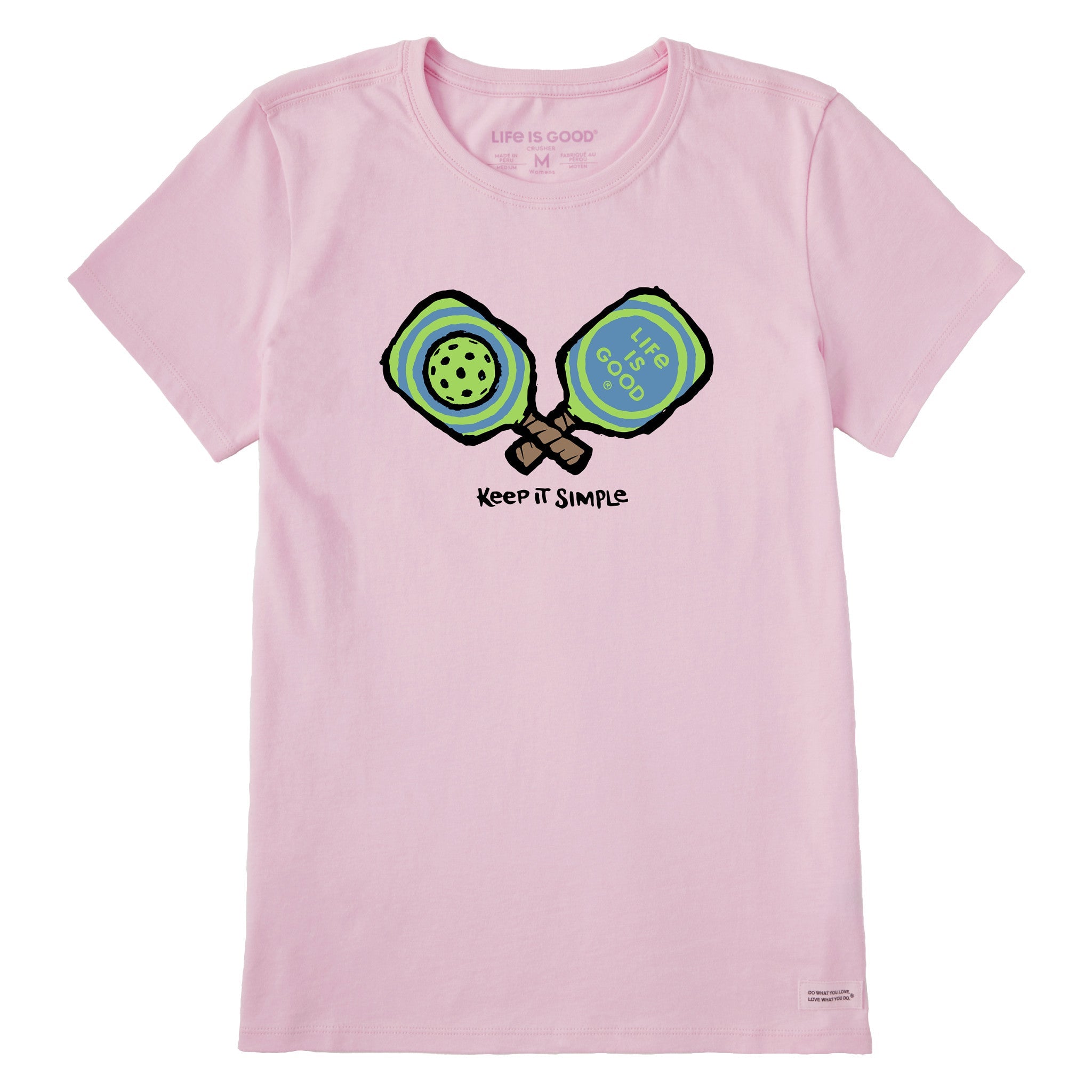 Women's Keep It Simple Pickleball Short Sleeve Tee