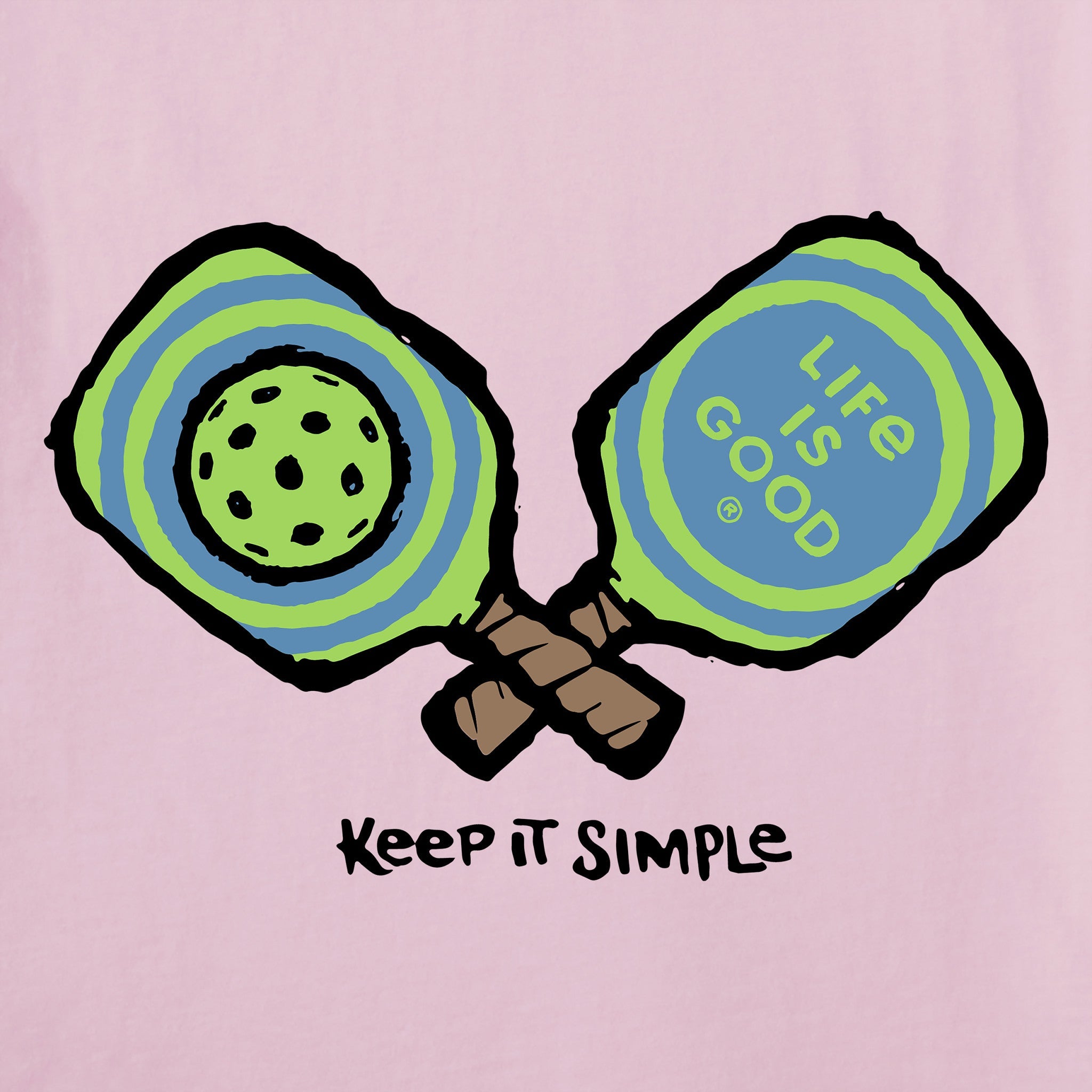 Women's Keep It Simple Pickleball Short Sleeve Vee