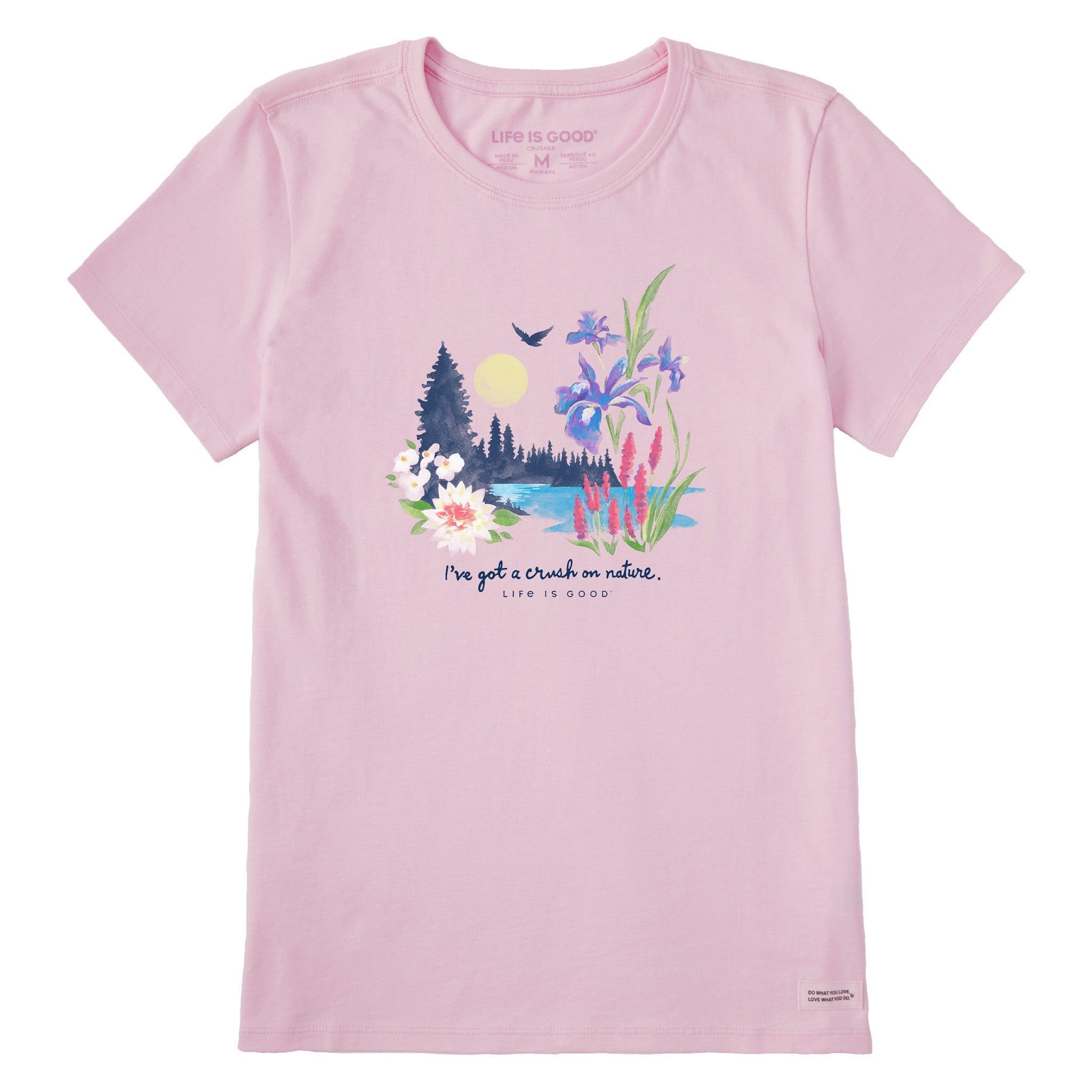 Women's Lakescape Crush on Nature Short Sleeve Tee