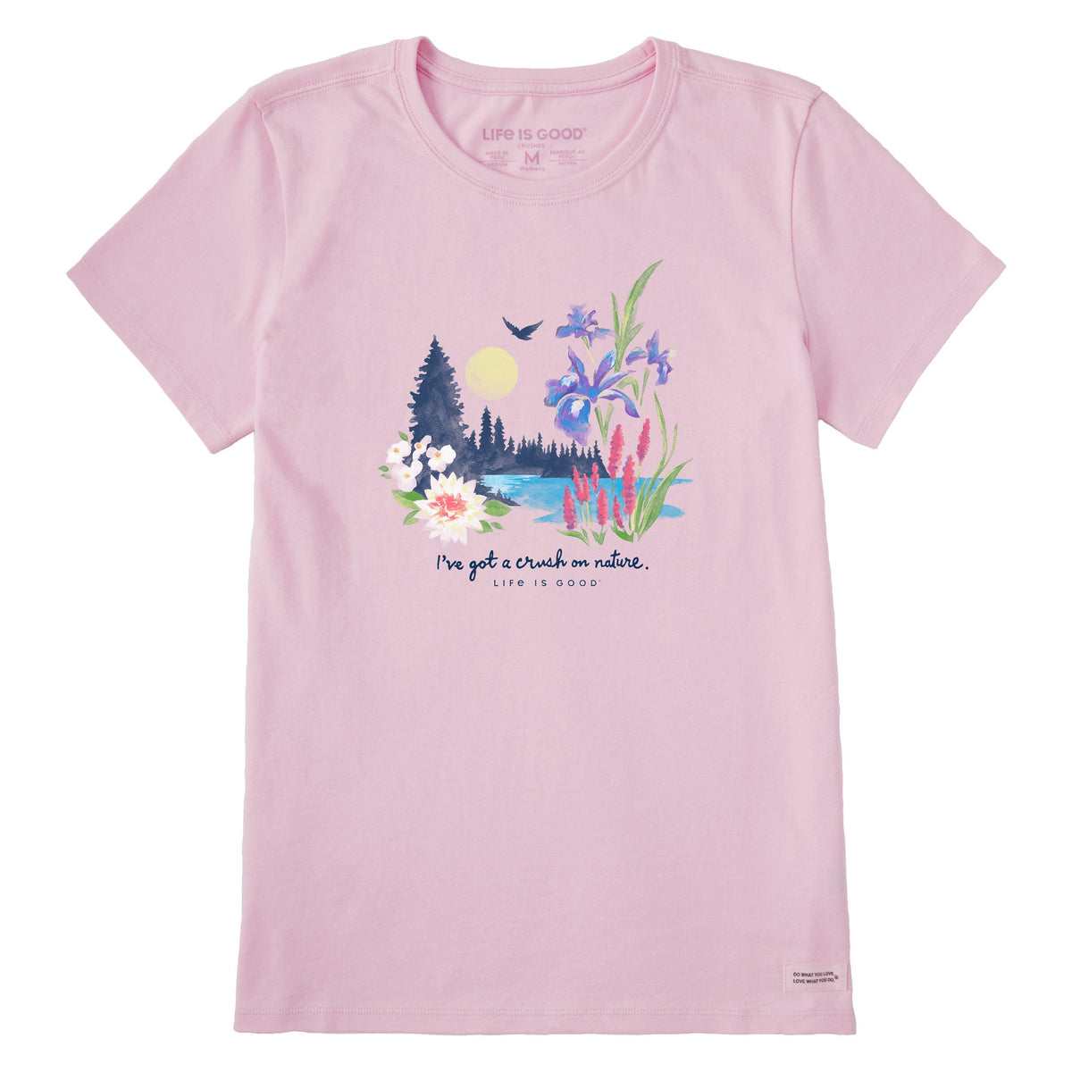 Women's Lakescape Crush on Nature Short Sleeve Tee