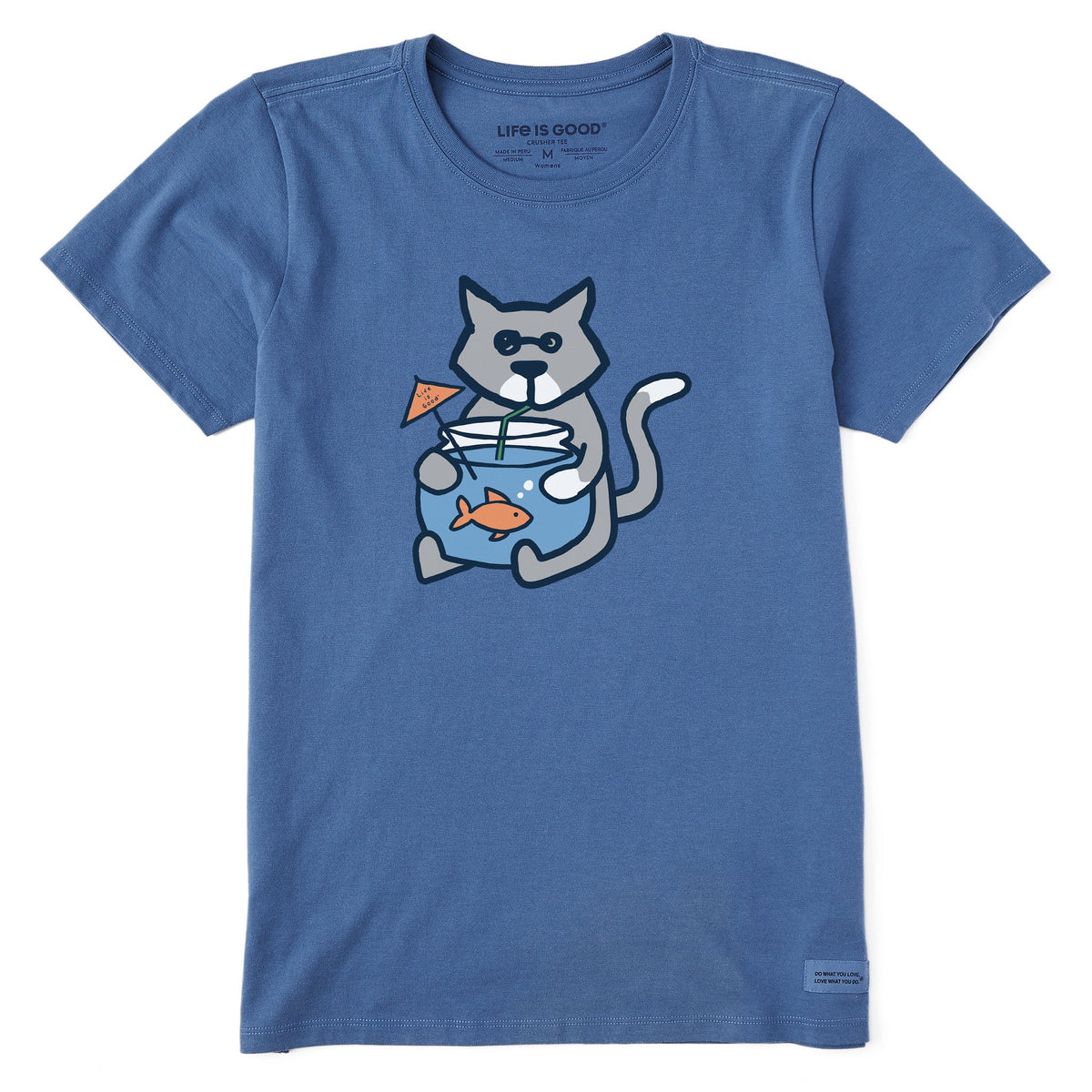 Women's Fishbowl Al Short Sleeve Crusher Tee