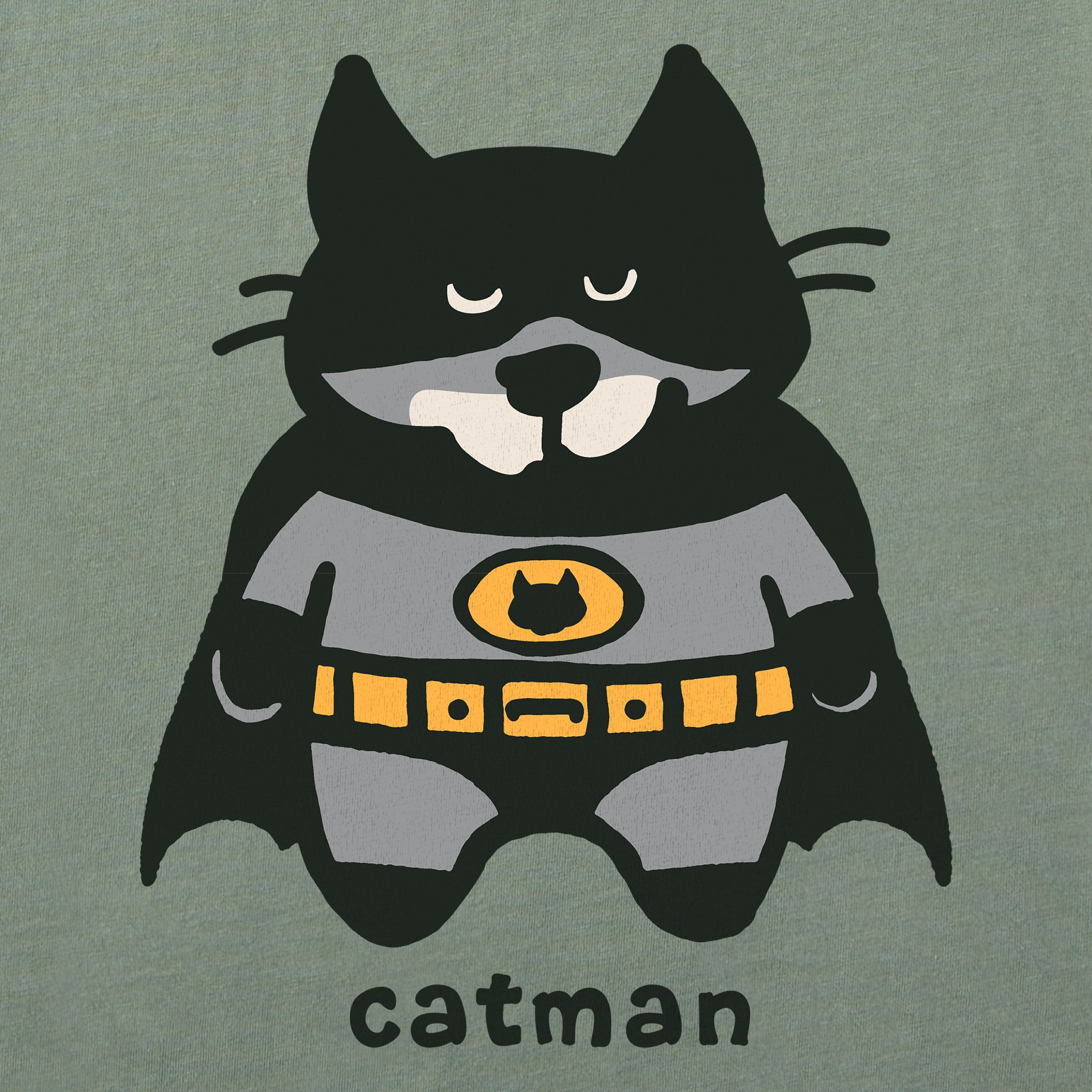 Women's Catman Al Short Sleeve Crusher Boxy Tee