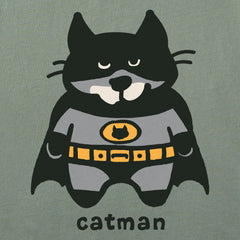 Women's Catman Al Short Sleeve Crusher Boxy Tee
