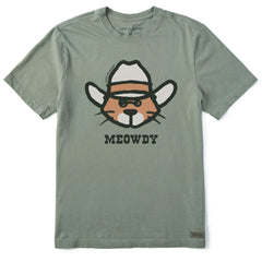 Men's Meowdy Al Short Sleeve Crusher Tee