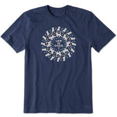 Men's Mandala Al Short Sleeve Crusher Tee
