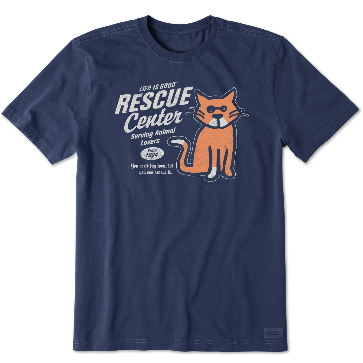 Men's Rescue Center Al Short Sleeve Crusher Tee