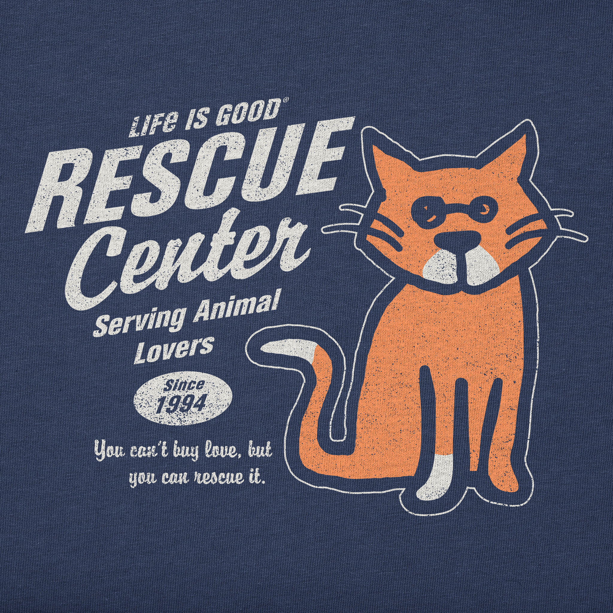 Men's Rescue Center Al Short Sleeve Crusher Tee