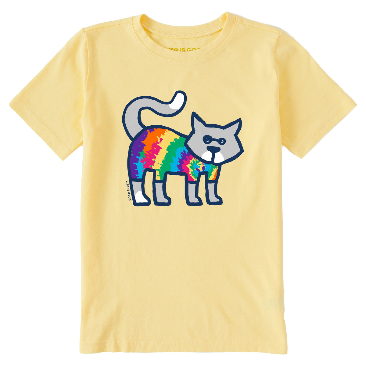 Kids Tye Dye Al Short Sleeve Crusher Tee