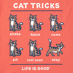 Kids Tabby Al Cat Tricks Short Sleeve Crusher Tee