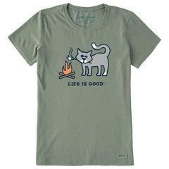 Women's Campfire Al Short Sleeve Crusher Tee