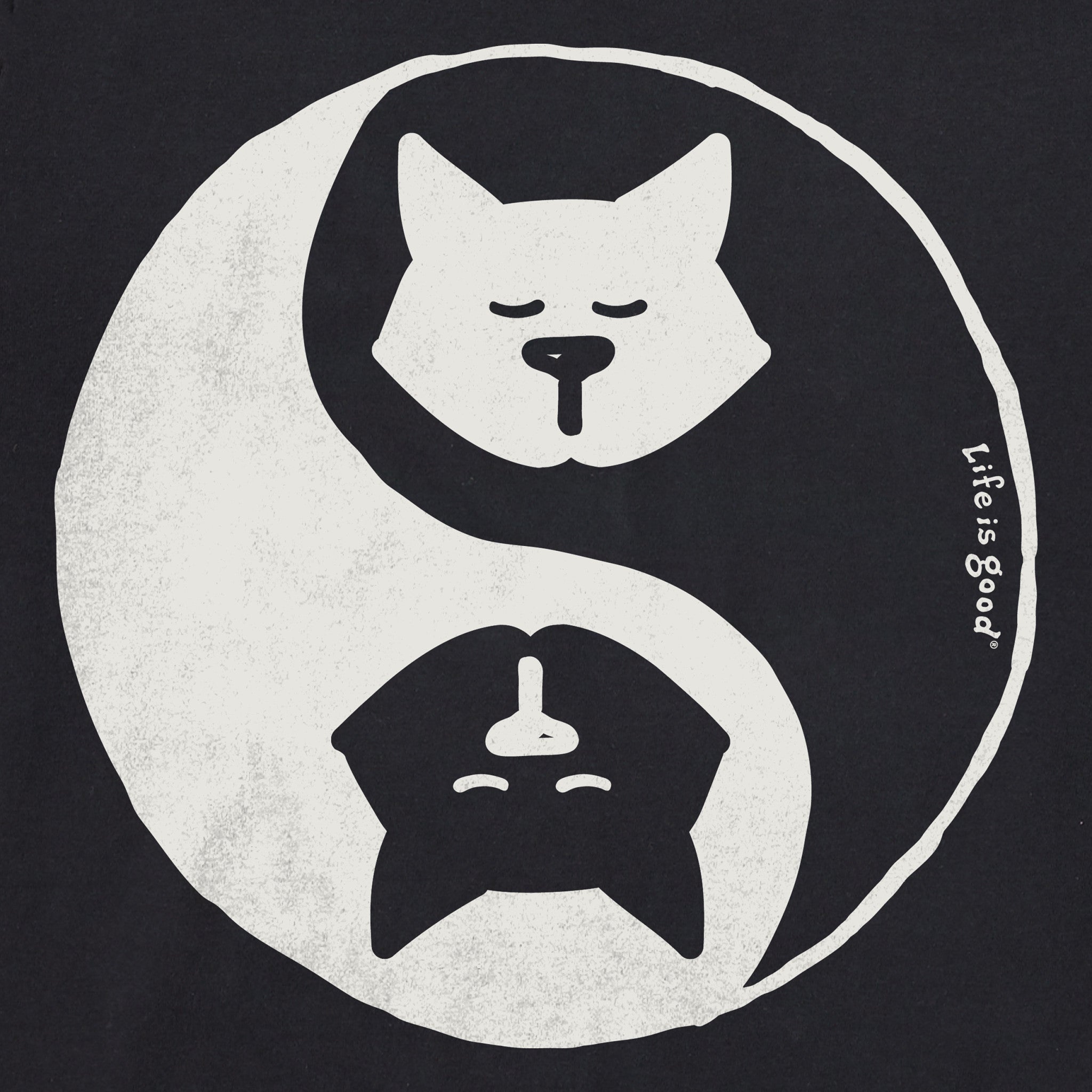 Women's Al Yin Yang Short Sleeve Crusher Tee