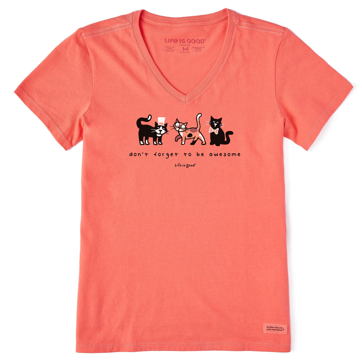 Women's Don't Forget to be Awesome Al's Short Sleeve Crusher Vee