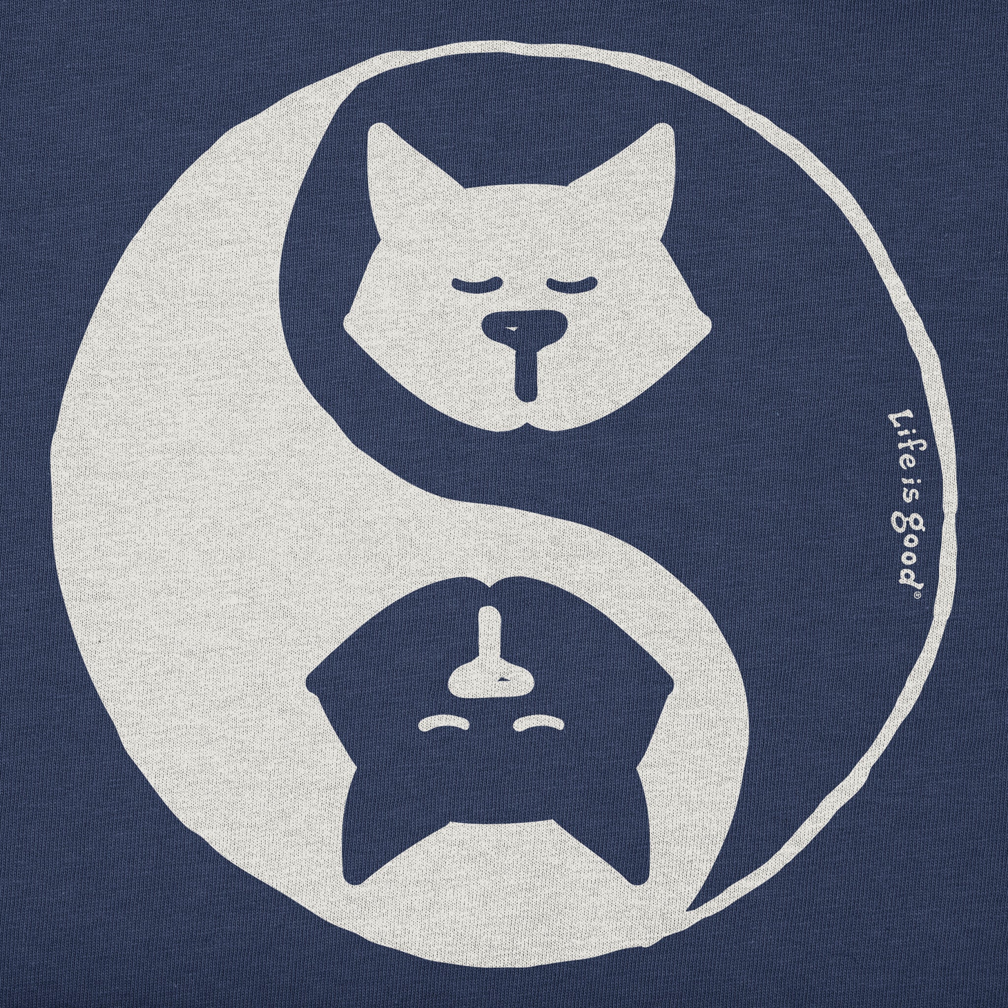 Women's Al Yin Yang Short Sleeve Crusher Boxy Tee
