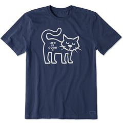Men's Al Outline Short Sleeve Crusher Tee