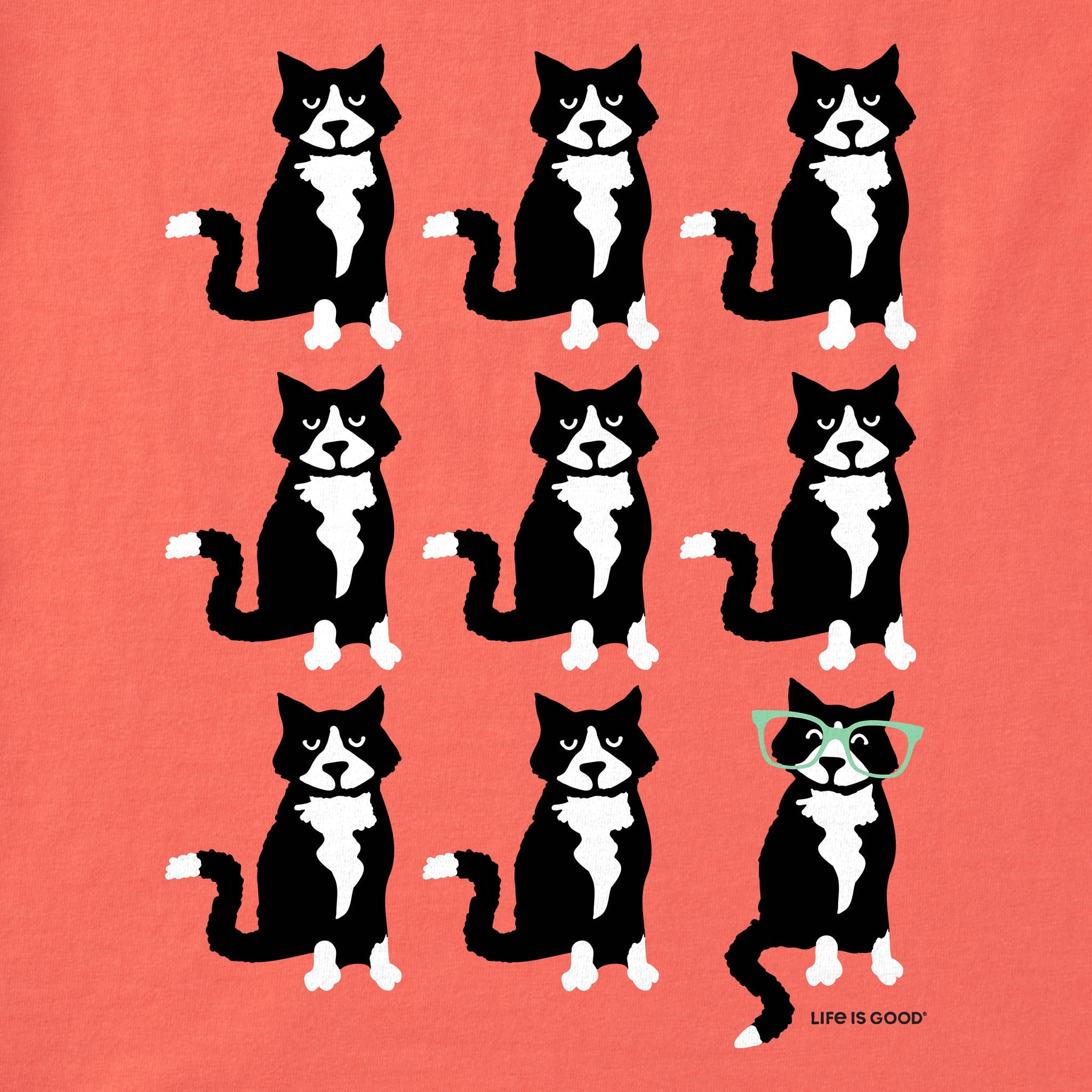 Kids Tuxedo Al Grid Short Sleeve Crusher Tee