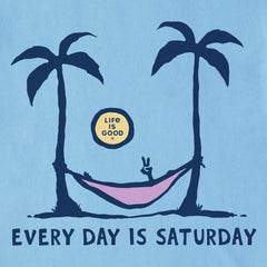Men's Saturday Hammock Palms Short Sleeve Tee