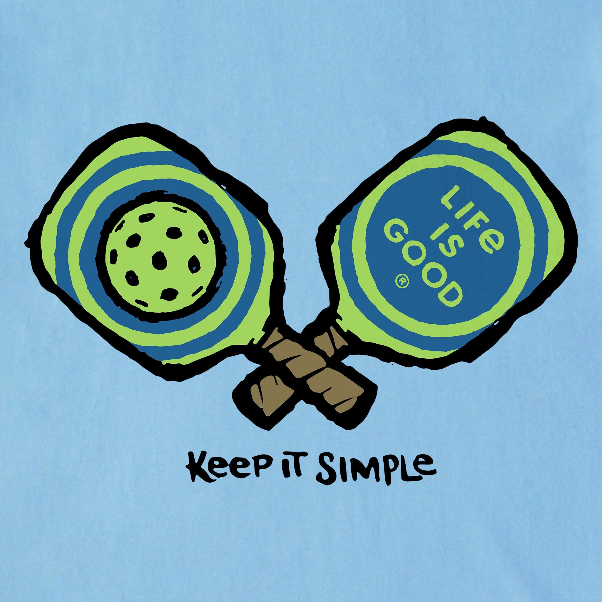 Men's Keep It Simple Pickleball Short Sleeve Crusher Tee