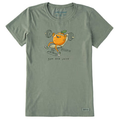 Women's Gym & Juice Short Sleeve Crusher Tee