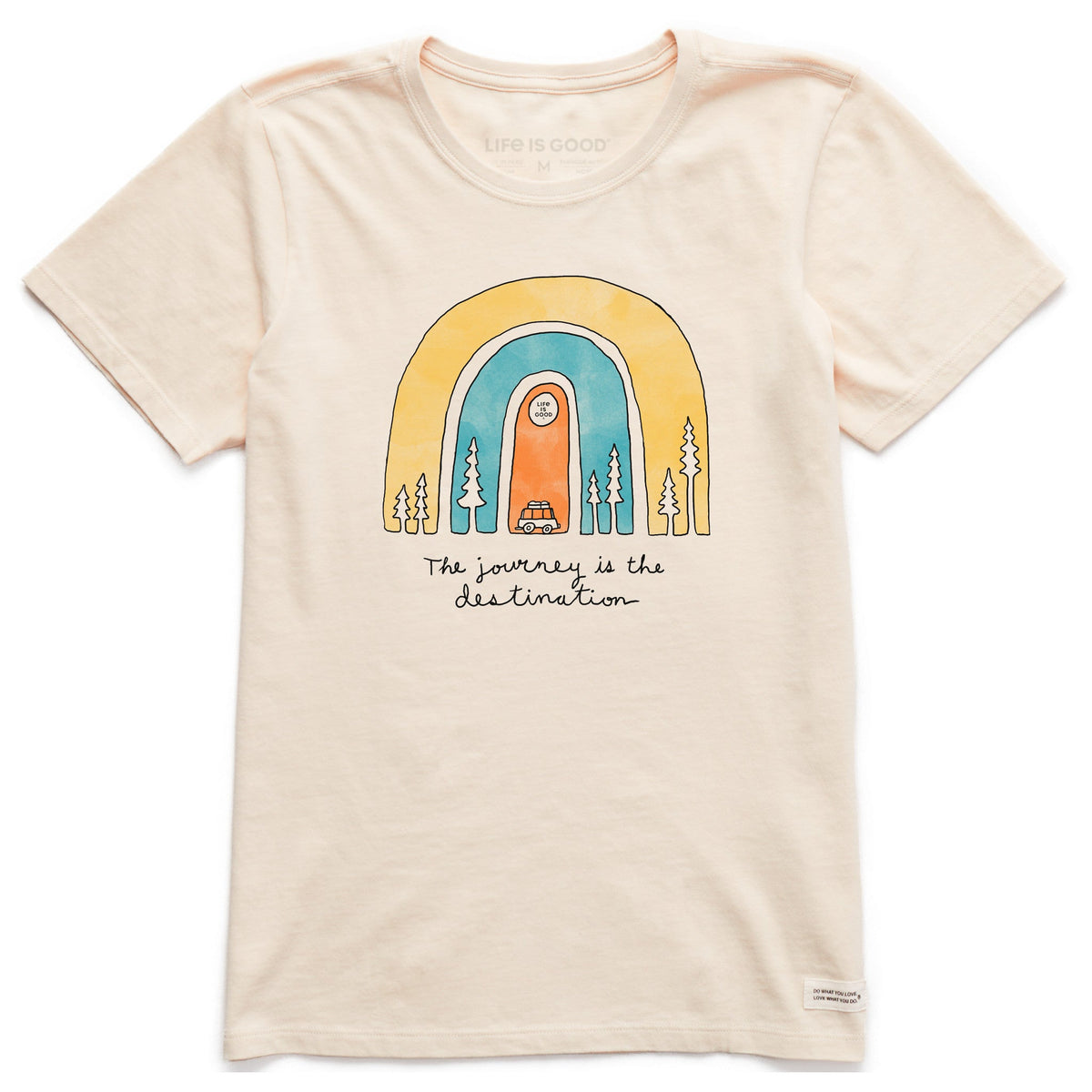 Women's Journey is the Destination Short Sleeve Crusher Tee