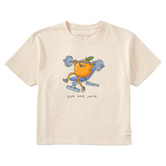 Women's Gym & Juice Short Sleeve Crusher Boxy Tee