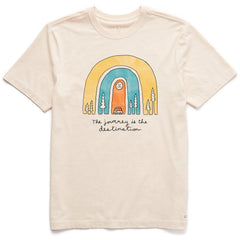 Men's Journey is the Destination Short Sleeve Crusher Tee