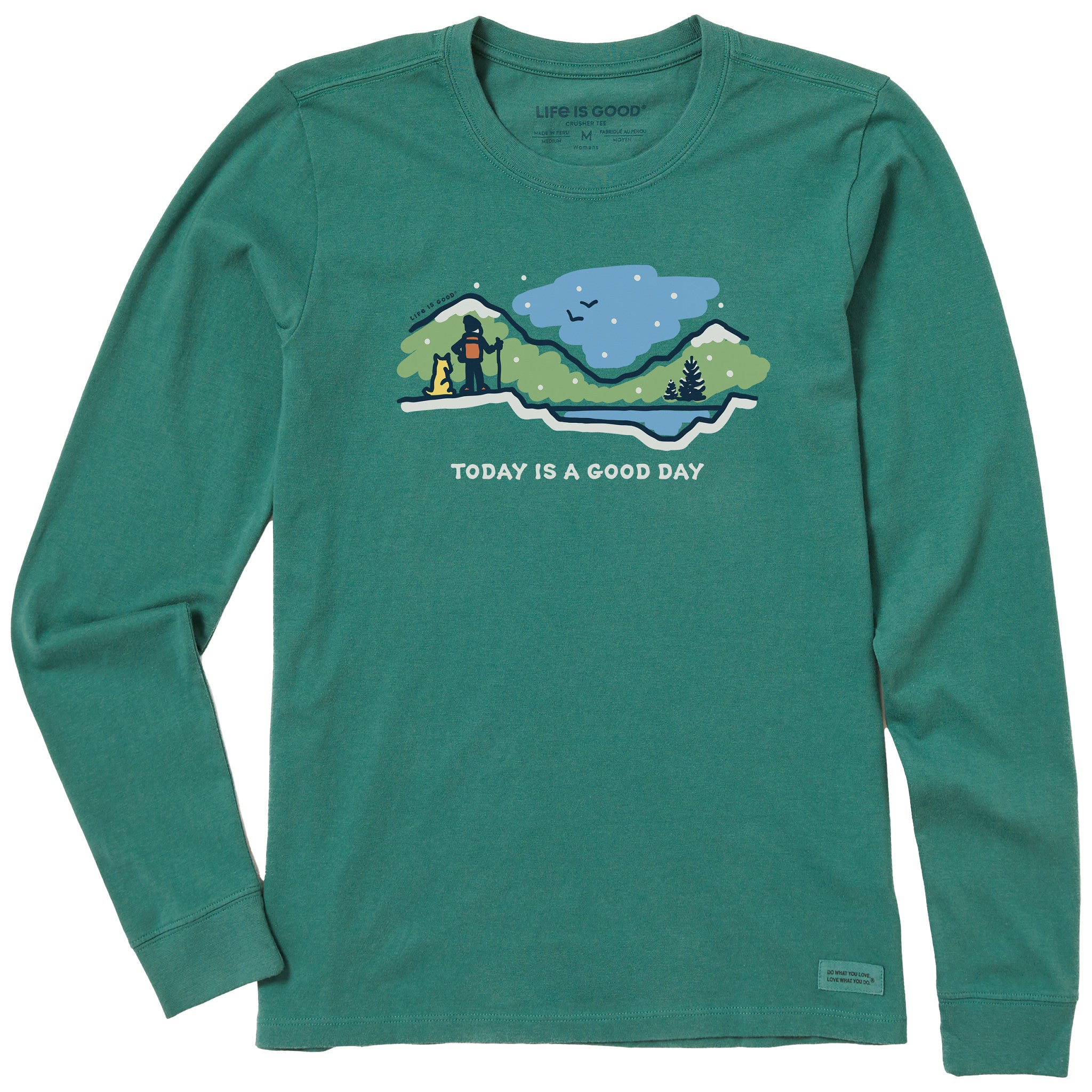 Women's Good Day Hike Snowy Vista Long Sleeve Crusher Tee