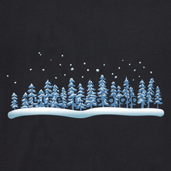 Men's Snowy Pine Stripe Short Sleeve Crusher Tee