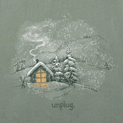 Men's Finline Unplug Ski Camp Short Sleeve Crusher Tee