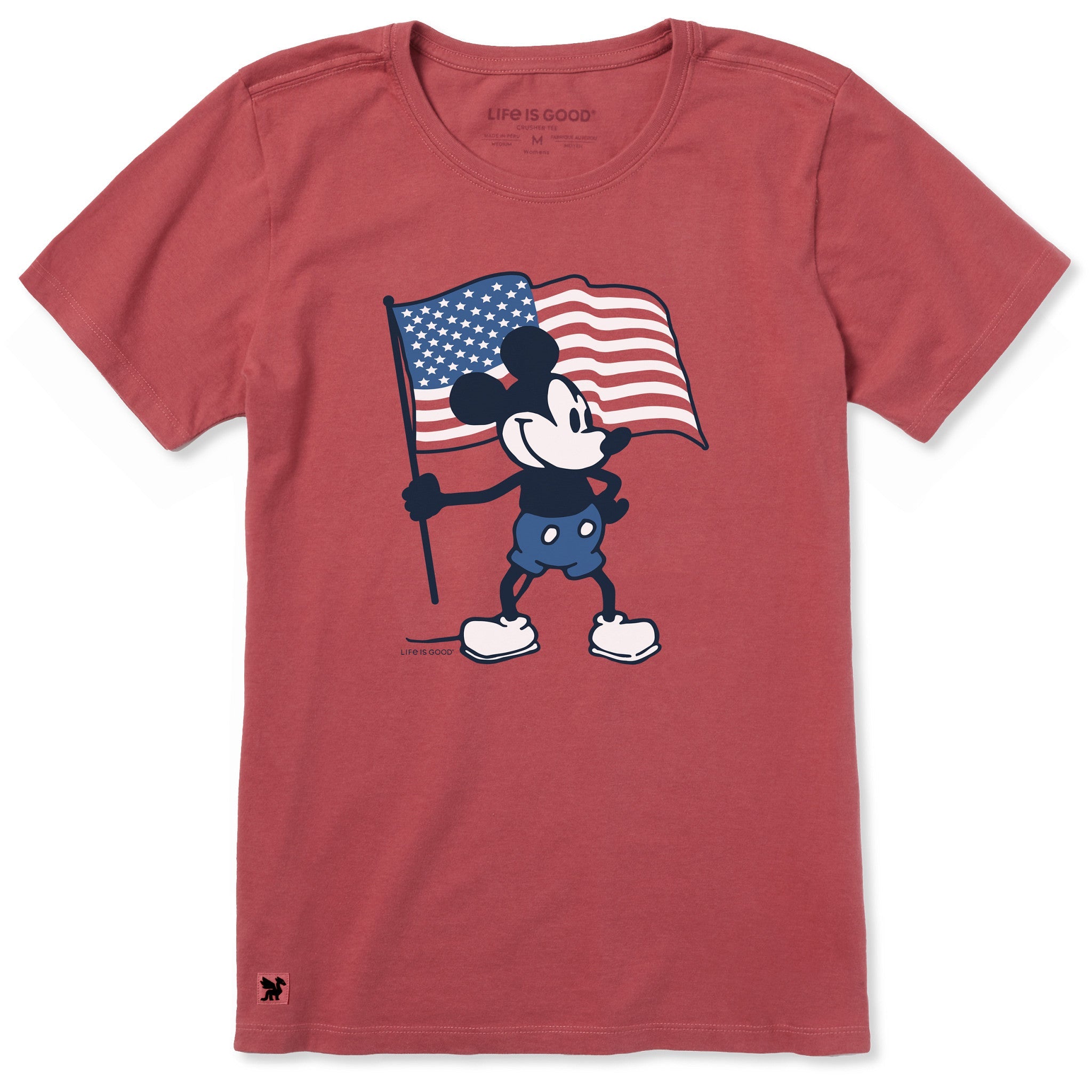 Women's Americana Steamboat Willie Short Sleeve Tee