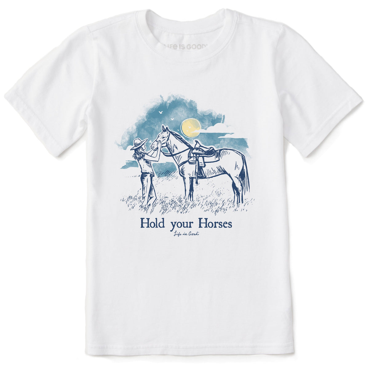 Kids Hold Your Horses Short Sleeve Crusher Tee