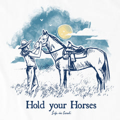 Kids Hold Your Horses Short Sleeve Crusher Tee
